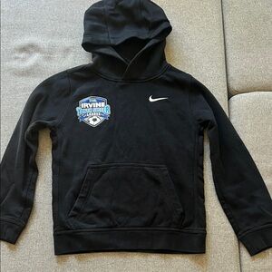 Nike Black Hoodie with Blue Graphic